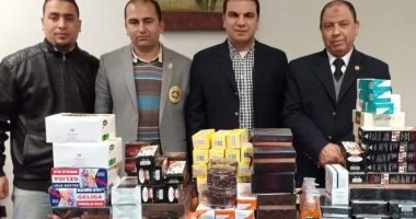 جمارك مطار برج العرب تضبط محاولتى تهريب لكمية من الأدوية ومستحضرات التجميل