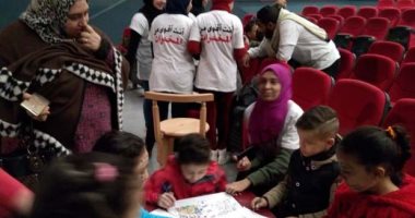 بالرسم والألعاب.. "أسبوع توعوى ترفيهى" بمركز الجيزة الثقافى.. صور