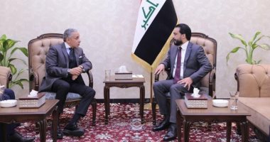 رئيس البرلمان العراقى يبحث مع سفير مصر ببغداد سبل تطوير العلاقات المشتركة