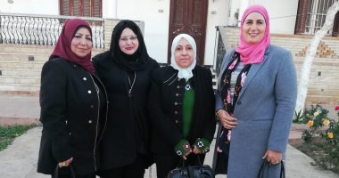 صور.. وفد المجلس القومى للمرأة يهنئ العمدة نرمين زرد بكفر الشيخ