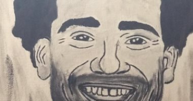 "هيا" تبدع فى رسم مشاهير الكرة والفن.. ولوحة خاصة لمحمد صلاح   