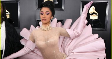 ليدي جاجا "أخر شياكة" بحفل  Grammy.. وكاردى بى وكاتى بيرى "over"    