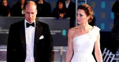 "طلت بالأبيض".. كيت ميدلتون تخطف الأضواء فى حفل توزيع جوائز BAFTA