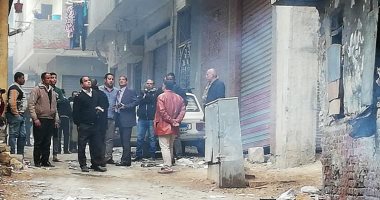 إزالة عقار بالخليفة بعد نشوب حريق لخطورته على المواطنين والمبانى المجاورة