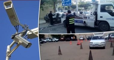 حملات مرورية بمحاور القاهرة والجيزة لرصد المخالفين لقواعد المرور
