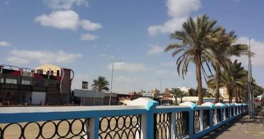 صور.. السويس تستقبل كأس الأمم الإفريقية باللون الأزرق
