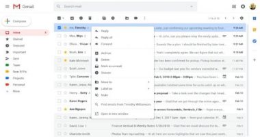 جوجل تطرح تحديثا جديدا لـ Gmail على الويب.. يضيف قائمة "كليك يمين"