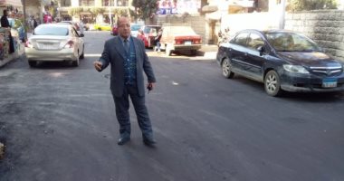  حى الزيتون يطور شارع الإصبغ ويبدأ فى رصف "دار السعادة"