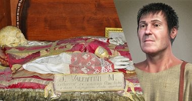 valentine day.. عمرك تخيلت صورة القديس فلانتين.. شهيد الحب والعشاق.. رفض تنفيذ تعليمات الإمبراطور الرومانى كلاوديوس الثانى بمنع الزواج.. دعم حفلات القران وحكم عليه بالإعدام فى 14 فبراير