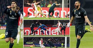 دوري أبطال أوروبا يعود الليلة.. ريال مدريد يخشى نكسة جديدة ضد أياكس وسط جماهيره.. أزمة هجومية تضرب الملكي قبل مباراة اليوم.. حصن"البرنابيو"ينهار فى موسم سئ.. ودورتموند يستضيف توتنهام فى مهمة تعويض ثلاثية الذهاب