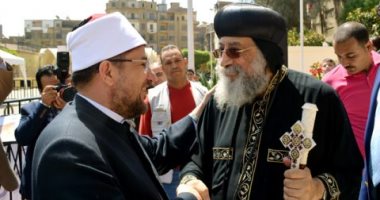 وزير الأوقاف فى لقائه مع البابا تواضروس: مصر تبنى من جديد بفكر مستنير فى ظل قيادة حكيمة