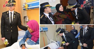 صور..الشرطة فى خدمة المرضى.. قوافل طبية بالقرى والنجوع لعلاج البسطاء.. مستشفيات الشرطة تفتح أبوابها للجميع يوم الجمعة.. العناصر النسائية تخفف الألم عن المرضى بقبلات على الرأس وتوزيع الورود بالصعيد