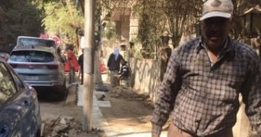  قارئة تشارك صور استجابة حى الدقى لشكوى عن إتلاف رصف فى شارع محمد كامل 