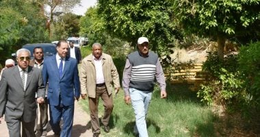 صور.. بعد تعطلها 10سنوات.. محافظ أسوان يوجه برفع كفاءة الحديقة الاستوائية