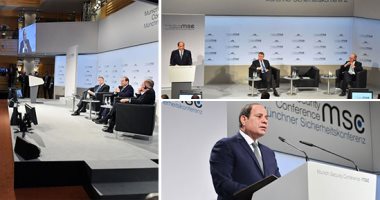 السيسى أول رئيس دولة إسلامية يطالب بتصويب الخطاب الدينى.. الرئيس من "ميونيخ": فى مصر لا فرق بين مسلم ومسيحى.. أكثر من 30 مليون مصرى خرجوا للشارع رافضين الحكم الدينى المتطرف.. وحذرنا من المقاتلين الأجانب بسوريا