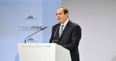 السيسي بمؤتمر ميونيخ: على الدول الانتباه جيدا لما يتم نشره فى دور العبادة