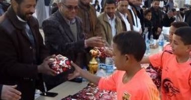صور.. احتفالية رياضية وافتتاح منفذ جديد للسلع الغذائية بتخفيض 30% فى سيوة