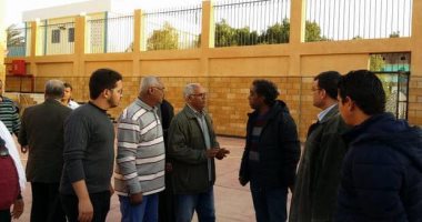 صور.. رئيس قصور الثقافة يتفقد قصر ثقافة الرديسية قبل افتتاحه