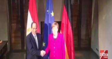 السيسي يلتقى ميركل على هامش مؤتمر ميونيخ للأمن