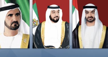 رئيس دولة الإمارات وبن راشد وبن زايد يعزون السيسي فى ضحايا حادث سيناء