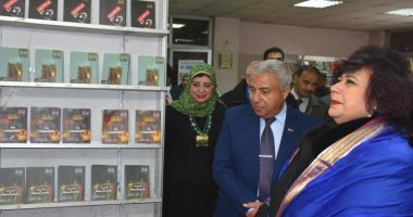 وزيرة الثقافة: معرض كتاب "قصر العقاد" بداية لسلسلة معارض بكل المحافظات