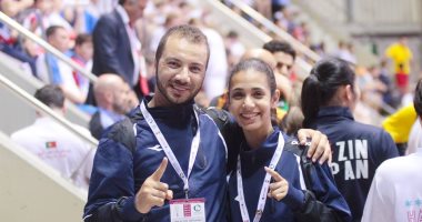 ريم سلامة تصعد لنهائى بطولة الدورى العالمى للكاراتيه باليابان