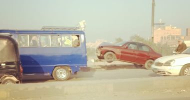 صور.. مصرع سيدة بعد سقوط جزء من سور كوبرى عرابى بشبرا الخيمة فوق رأسها