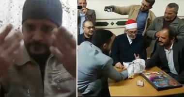 أول عقد قران بلغة الإشارة.. أب أصم يتمسك بحقه فى وكالة ابنته.. العروسة ترجمت كلمات المأذون لوالدها.. و"محمد عبد الرازق" يشجع الصم والبكم: لا تتنازلوا عن حقوقكم.. و200 ألف شخص يشاركونه فرحته.. فيديو وصور