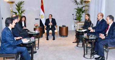 السيسى يبحث مع رئيس "تيسنكروب" العالمية إنشاء مشروع مجمع مصانع الأسمدة 