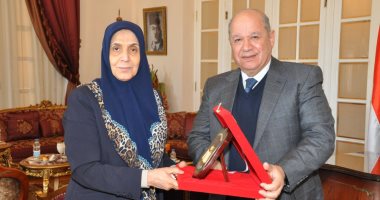 صور.. رئيس مجلس الدولة يستقبل نظيره العراقى لبحث سبل التعاون
