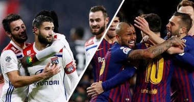 ليون يبحث عن فك العقدة ضد برشلونة فى دوري أبطال أوروبا