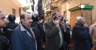 سكرتير عام محافظة الإسكندرية: رفع أنقاض العقار المنهار بكرموز