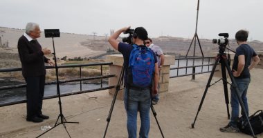 فيديو وصور .. وفد تليفزيونى فرنسى يصوراً فيلماً تسجيلياً عن السياحية الثقافية بمصر 