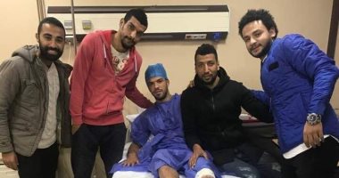 شاهد.. لاعب "طنطا" يجرى جراحة الرباط الصليبى