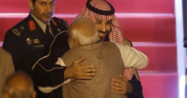 صور ..ولى العهد السعودى يصل الهند فى ثانى محطة ضمن جولته الاسيوية