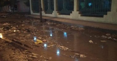 اضبط مخالفة.. مياه الصرف الصحى تغرق المركز الطبى بميت نما بشبرا الخيمة 