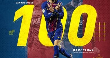 أولمبيك ليون ضد برشلونة.. بيكيه يصل إلى 100 مباراة فى دورى الأبطال
