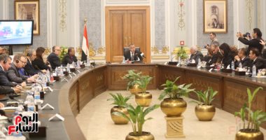 وكيل النواب يستقبل اعضاء الحوار المصرى الأمريكى بمقر البرلمان  