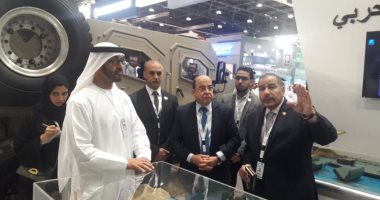 الشيخ محمد بن زايد يتفقد جناح "الإنتاج الحربى" بمعرض "IDEX2019" بأبو ظبى