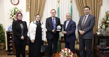 رئيس الأكاديمية العربية للعلوم والتكنولوجيا والنقل البحرى يستقبل سفير النرويج