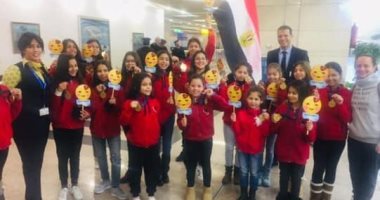 صور.. فريق الجمباز للصغار يغادر إلى فيينا للمشاركة فى البطولة الدولية 