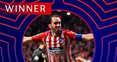 قائد أتلتيكو مدريد يحصد جائزة "لاعب الأسبوع" فى دورى أبطال أوروبا