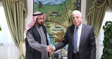 ‏محافظ جنوب سيناء يلتقى رئيس الاتحاد العربى لرياضة سباقات الهجن