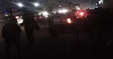 شكوى من عدم إنارة الطريق فى شارع محطة العرب أمام البوابة 5 لنادى الشمس