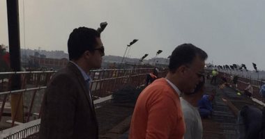 وزير النقل يتفقد المرحلة الرابعة للخط الثالث للمترو بمحطة عدلى منصور
