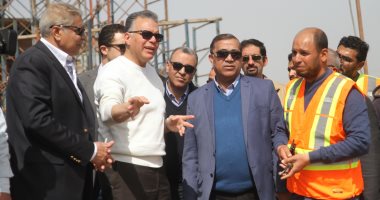 وزير النقل يتابع أعمال تنفيذ محور سمالوط على النيل بتكلفة إجمالية 1.450 مليار جنيه