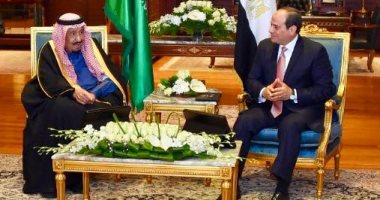 مباحثات مهمة بين الرئيس السيسي والملك سلمان في شرم الشيخ.. الرئيس يعرب عن تقدير مصر قيادة وشعبا لخادم الحرمين.. ويؤكد أهمية استمرار التشاور والتنسيق بين البلدين.. وخادم الحرمين الشريفين: مصيرنا مشترك