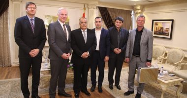 الفريق التراس يستقبل وفدا ألمانيا لبحث التعاون فى تدوير المخلفات