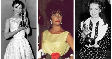 من الثلاثينيات حتى الـ2000.. الفائزات بجوائز الأوسكار "اختاروا فساتين للحفل منين".. بيتى دافيس عام 1936 فضلت Orry-Kelly.. أودري هيبورن مذهلة مع Givenchy عام 1954.. واليزابيث تايلور بفستان من DIOR  سنة 1961