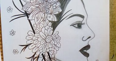 صور.. نورهان تشارك بموهبتها وتحلم بمعرض لرسوماتها